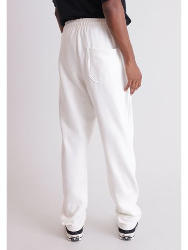 Calça de moletom reta