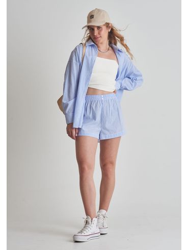 Short box listrado