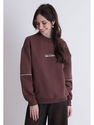 Moletom oversized estampa eclipse