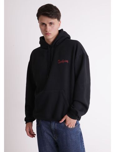 Moletom com capuz estampa olhos