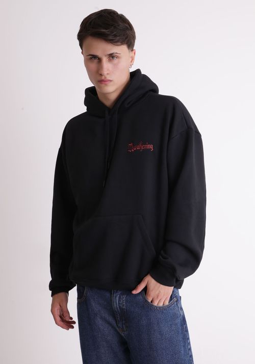 Moletom com capuz estampa olhos