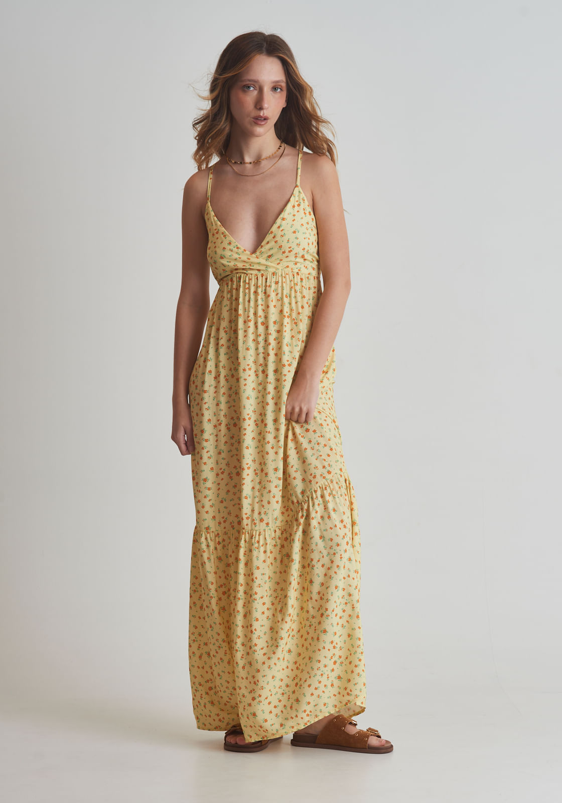 Vestido Longo Floratta Loja EvangÃ©lica Moda Evangelica Vestido