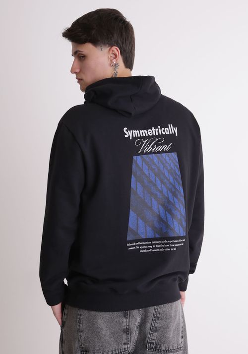 Moletom com capuz estampa vibrant