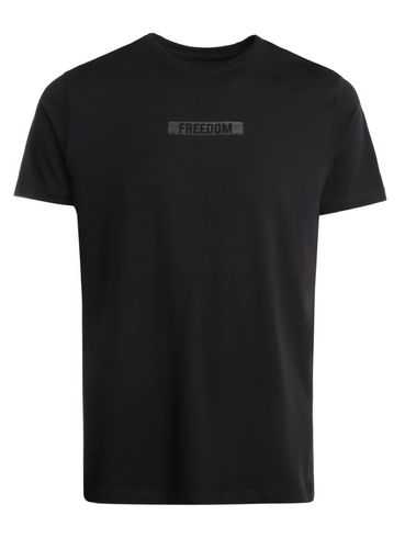 Camiseta Algodão Peruano Eletrón Masculina PRETO