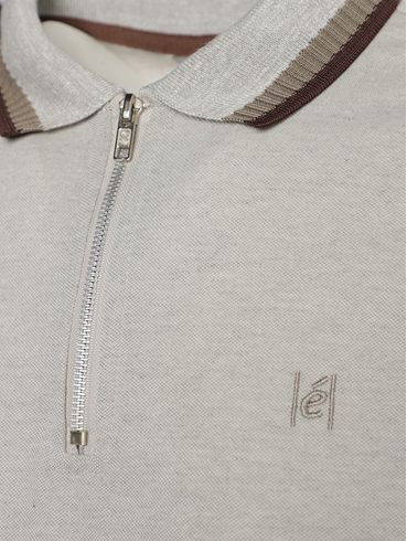 Polo Manga Curta Eletrón Masculina CINZA