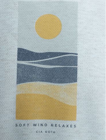 Camiseta Manga Curta Vels Masculina AZUL CLARO