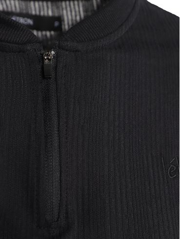 Camiseta Manga Curta Gola Padre Eletrón  Masculina PRETO