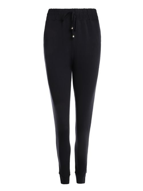 Calça Moletinho Jogger Autentique Feminina PRETO/PRETO/MESCLA