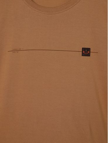Camiseta Manga Curta Plus Size Masculina MARROM