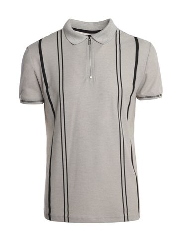 Polo Manga Curta Eletrón Masculina CINZA