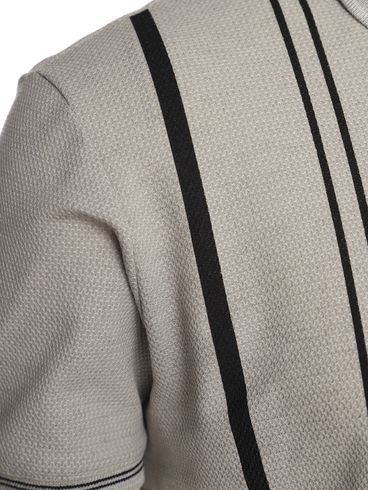 Polo Manga Curta Eletrón Masculina CINZA