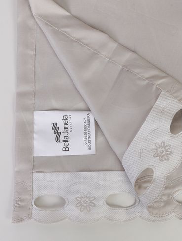Cortina Para Cozinha Rubi Design OFF WHITE