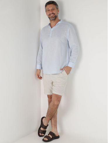 Bermuda Linho Eletrón Masculina NATURAL