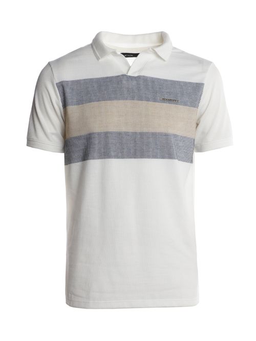 Polo Manga Curta Eletrón Masculina OFF WHITE