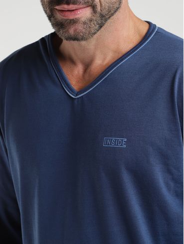 Pijama Longo Masculino MARINHO