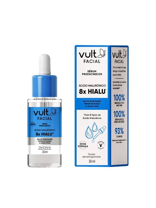 Sérum Facial Preenchedor  Àcido Hialurônico Vult UNICO