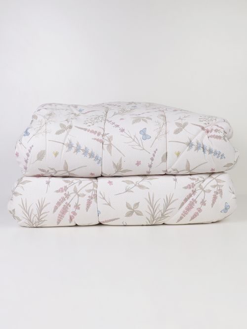 Edredom Casal Blend Malha Altenburg BEGE