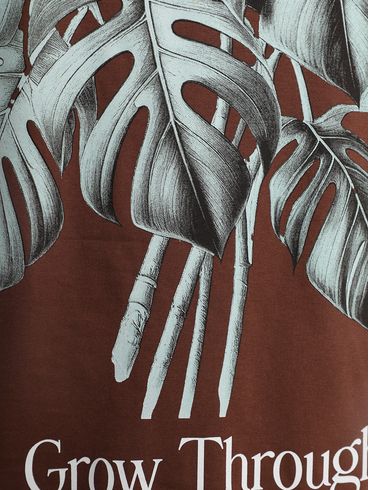 Camiseta Manga Curta Masculina MARROM