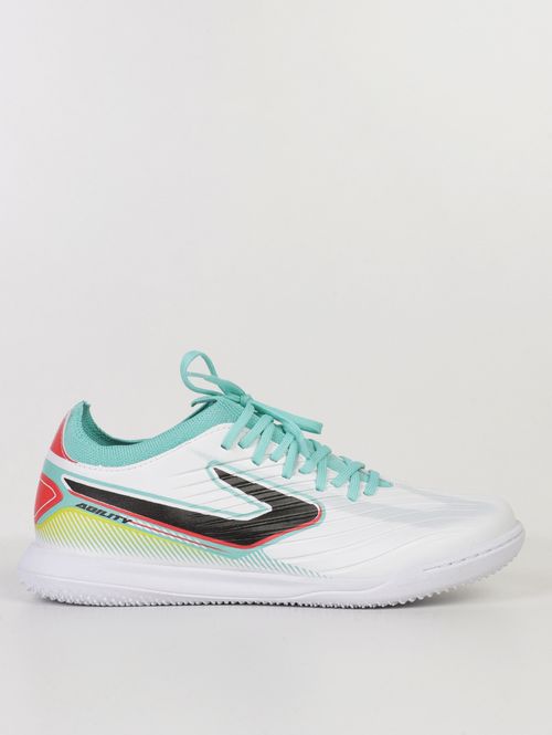 Chuteira Futsal Agility Topper Masculina BRANCO/VERDE