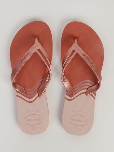Chinelo Elegance Print Havaianas Feminino ROSA