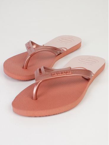 Chinelo Elegance Print Havaianas Feminino ROSA