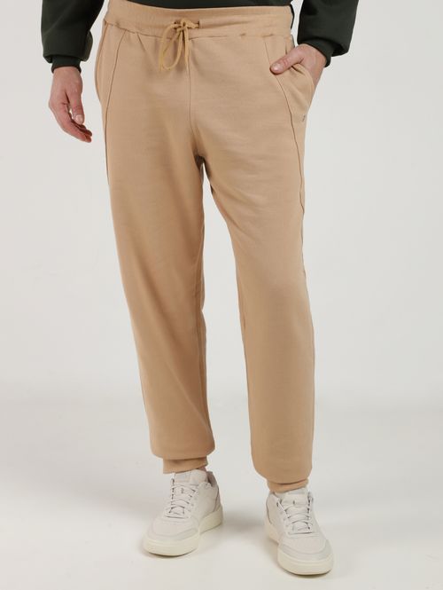 Calça Moletom Jogger Masculina BEGE