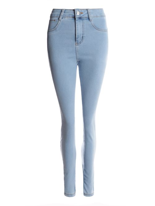 Calça Jeans Skinny Sawary Feminina AZUL