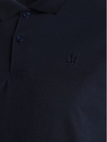 Polo Malha Manga Curta Masculina MARINHO