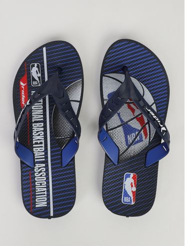 Chinelo Street Duo Nba Rider Masculino AZUL/BRANCO/VERMELHO