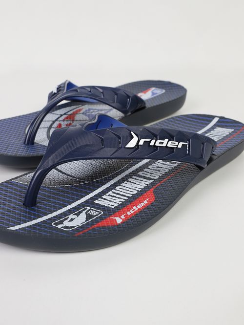 Chinelo Street Duo Nba Rider Masculino AZUL/BRANCO/VERMELHO