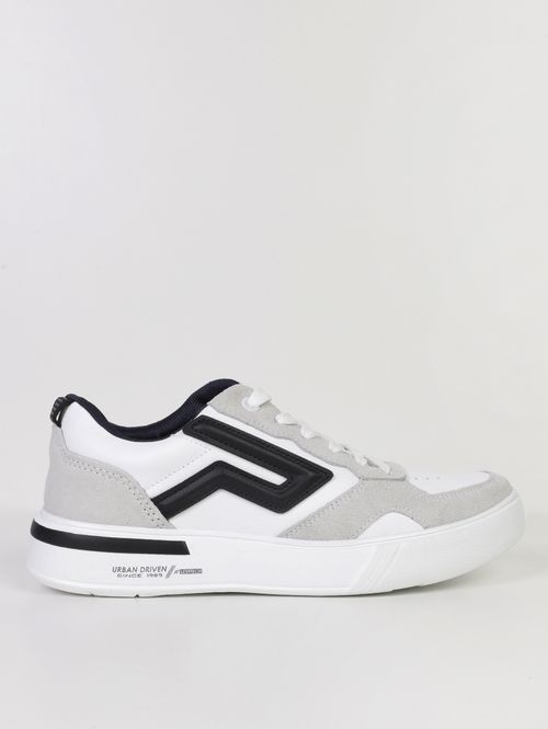 Sapatênis Flow Pegada Masculino BRANCO/PRETO