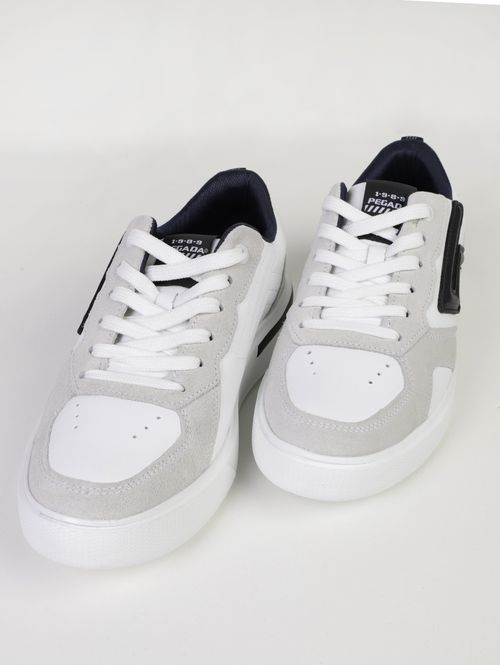 Sapatênis Flow Pegada Masculino BRANCO/PRETO