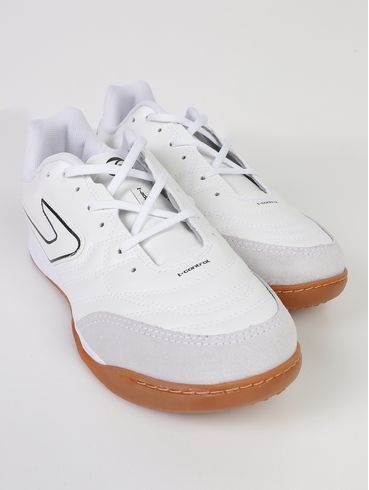 Chuteira Futsal Maestro Club V Topper Masculina BRANCO/PRETO