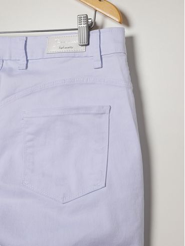 Calça Sarja Cigarrete Plus Size Feminina BRANCO
