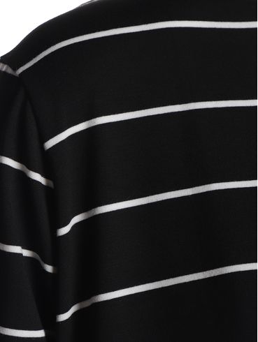 Blusa Cropped Listrada Autentique Feminina PRETO/PRETO/OFF WHITE