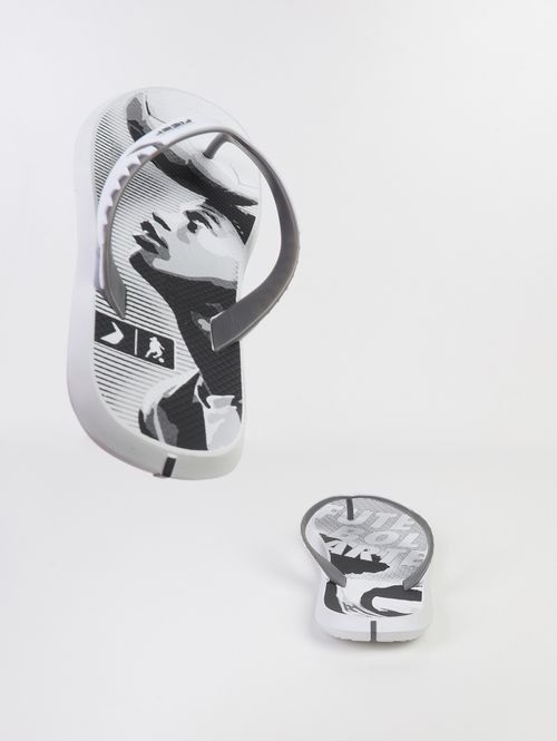 Chinelo Rider Masculino BRANCO/CINZA