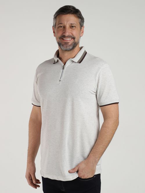 Polo Manga Curta Eletrón Masculina MESCLA