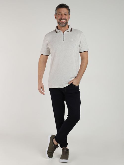 Polo Manga Curta Eletrón Masculina MESCLA