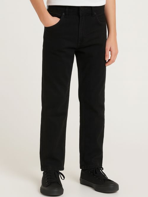 Calça Jeans Juvenil Para Menino - PRETO