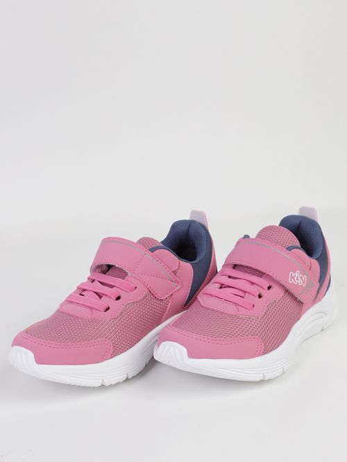 Tênis Klin Juvenil Para Menina - ROSA/CHUMBO