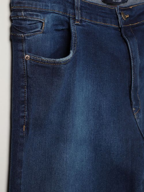Calça Jeans Plus Size Masculina AZUL