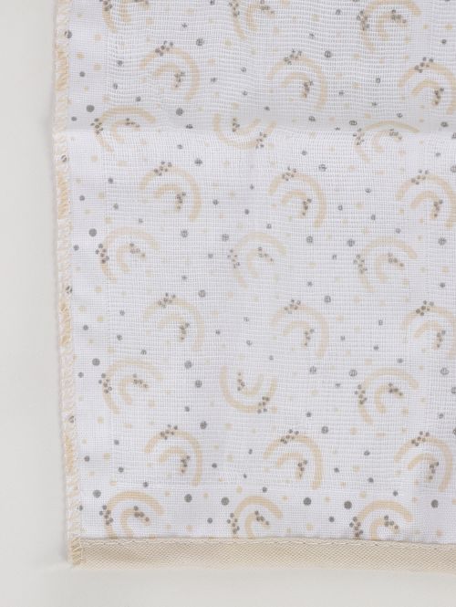 Kit Com 03 Babetes Bordadas Infantil Para Bebê - BEGE