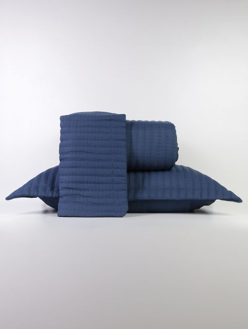 Colcha King Belton 300 Fios Cortex AZUL