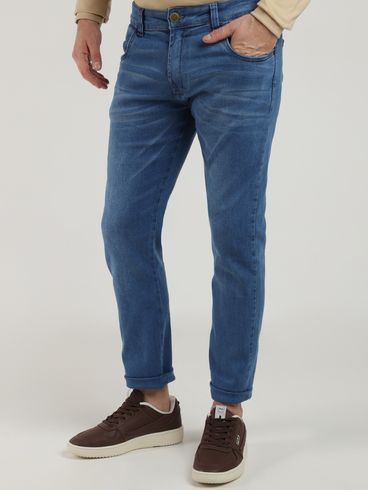 Calça Jeans Skinny Masculina AZUL