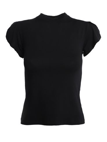 Blusa Gola Média Manga Tulipa Autentique Feminina PRETO