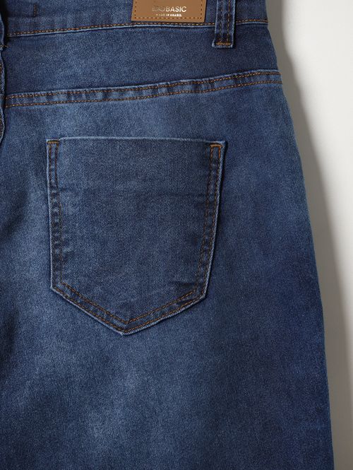 Calça Jeans Flare Plus Size Feminina AZUL