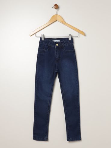 Calça Jeans Juvenil Para Menina - AZUL