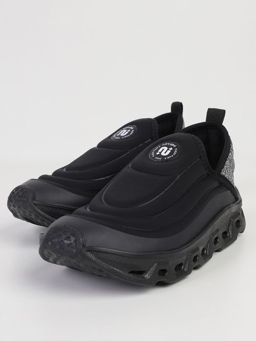 Tênis Calce Fácil Infantil Para Menino - PRETO/MESCLA