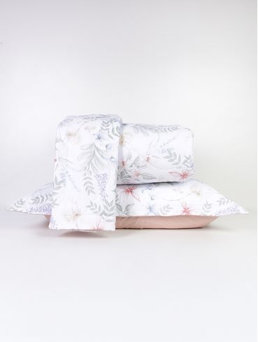Colcha Casal Toque Acetinado Altenburg ROSA