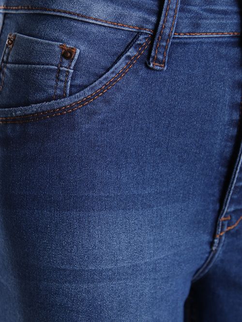 Calça Jeans Cigarrete Feminina AZUL